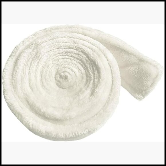 Fluffy Fleece Self-Tie Waist Strap Sash Belt for Pajamas Bathrobe